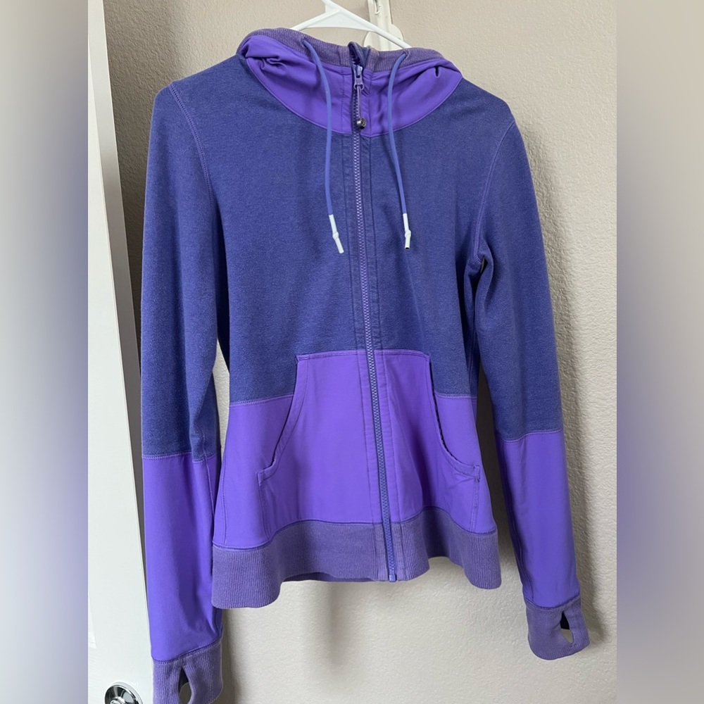 Lululemon Purple Full Zip Sweatshirt